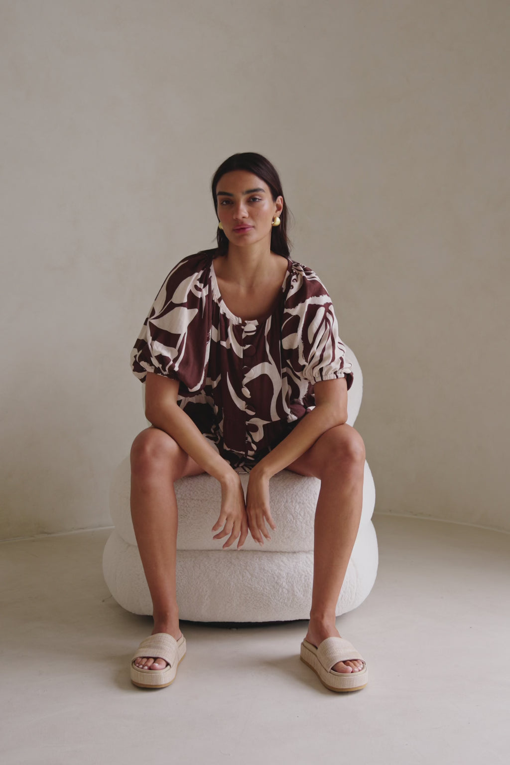 Scarlet Top - Painted Tiles