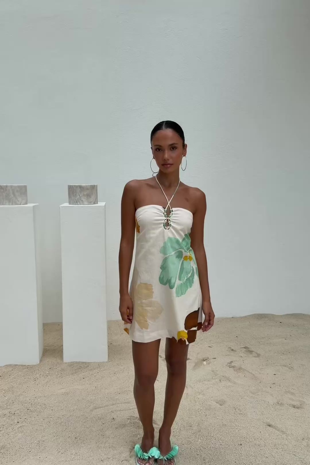 Steff Dress - Brushed Fleur