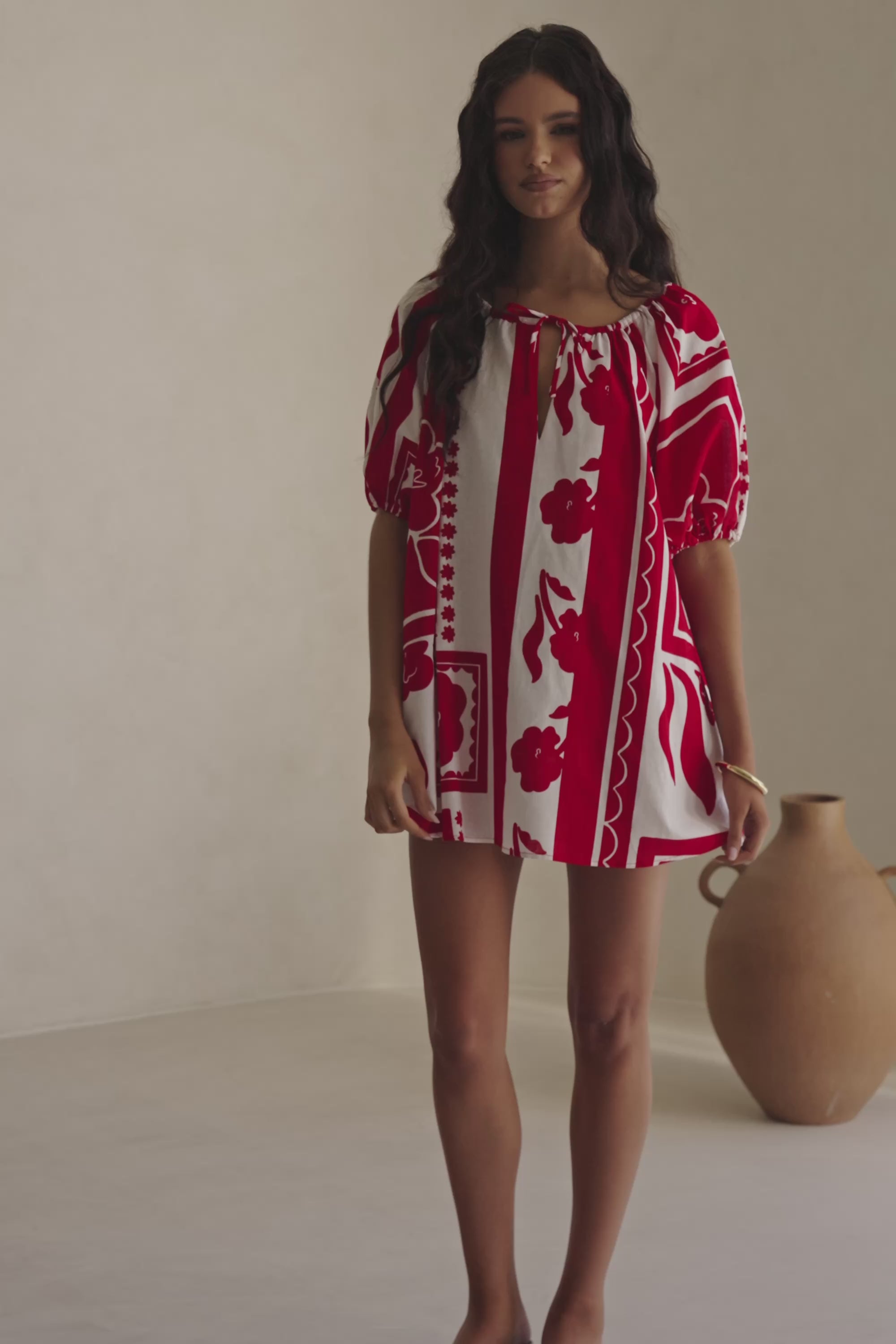 Kit Dress - Red Voyage