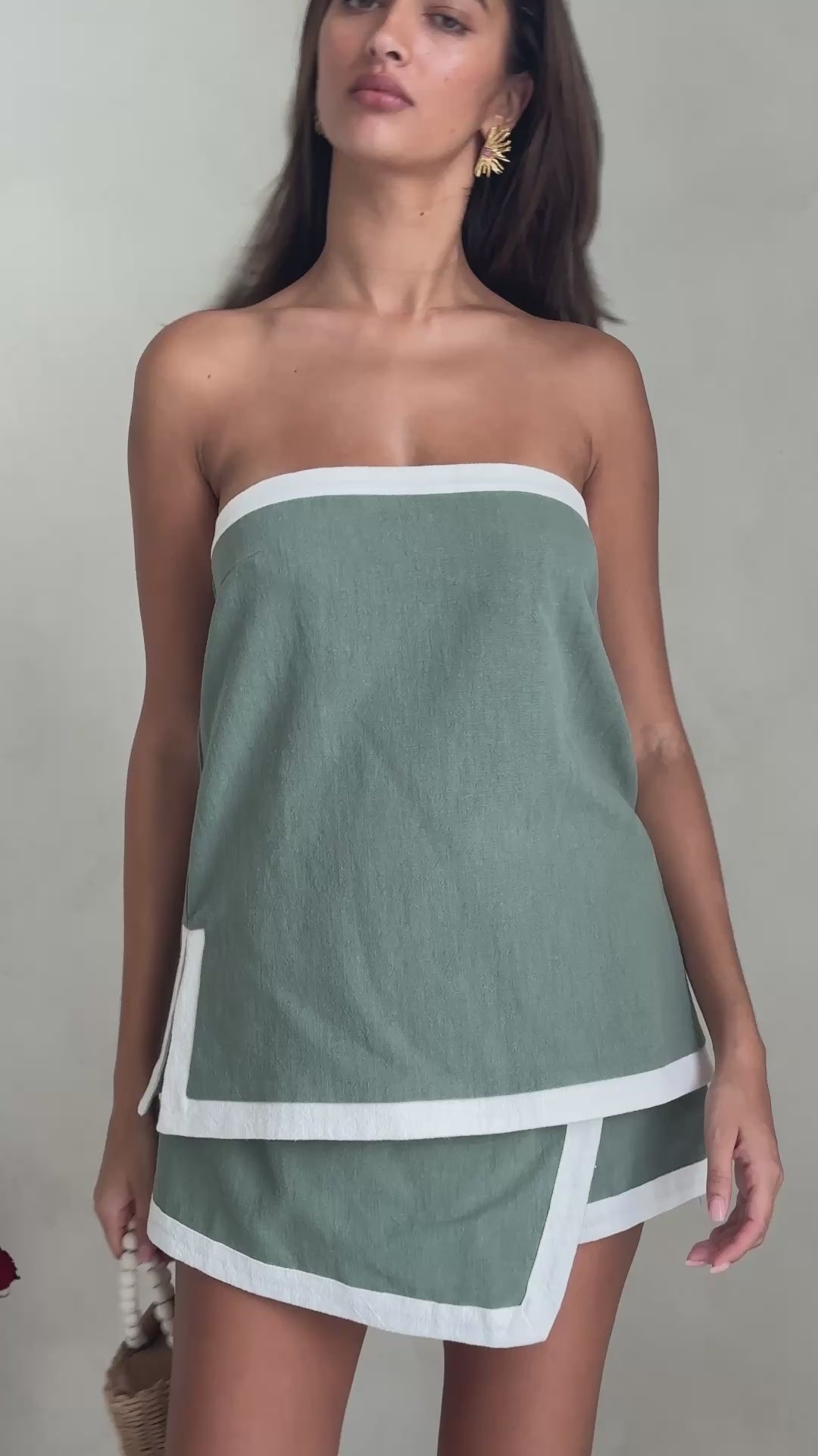 Birdie Skort - Dusty Teal