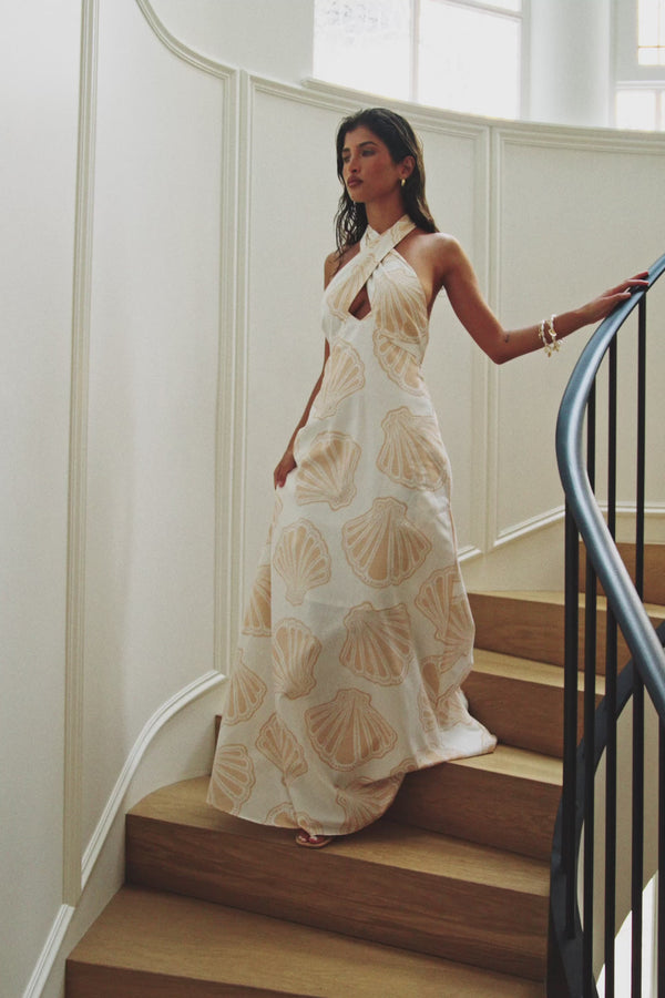 Aiko Dress - Coastal Shell