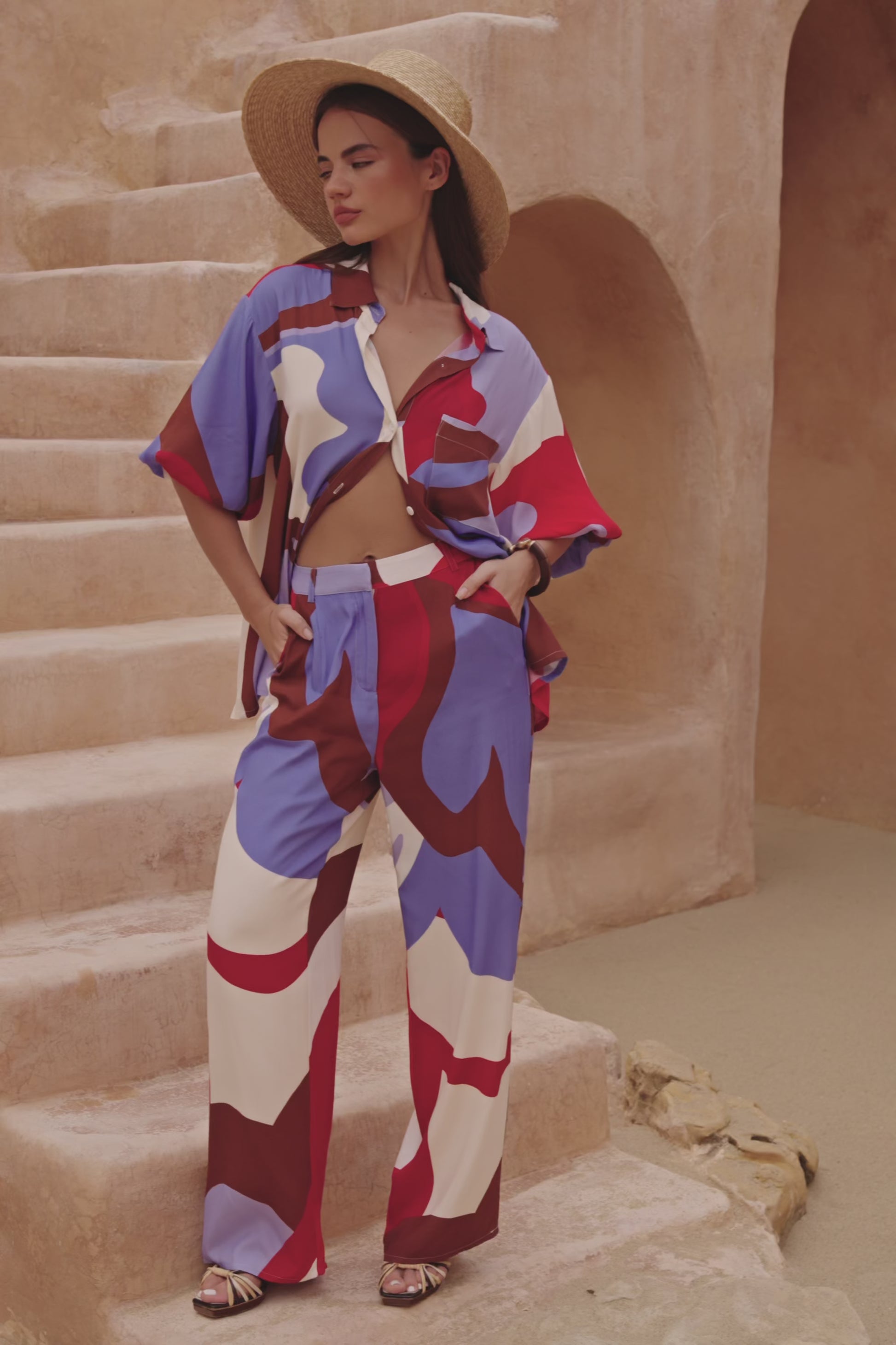 Dia Pants - Valley Red