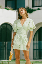 SAMPLE-Kori Dress - Green