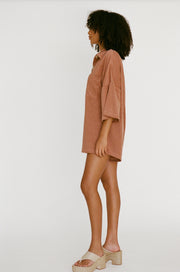 Milena Playsuit - Toasted Biscotti