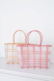 Bonnie Basket Bag - Pink