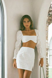 Jade Skirt - White
