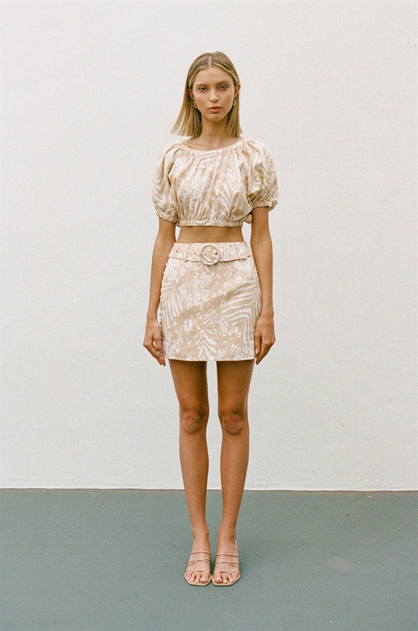 SAMPLE-Sakura Linen Skirt
