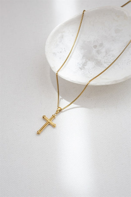 Gold Cross Necklace