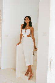 Fernanda Midi Dress - White