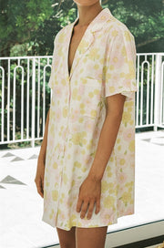 SAMPLE-Cosy Shirt Dress - Floral