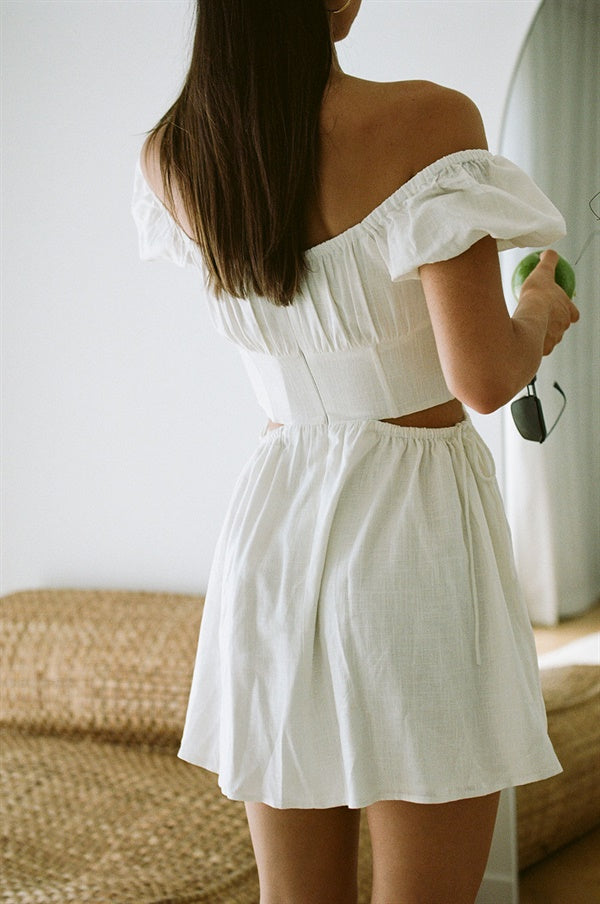 SAMPLE-Mase Dress - White