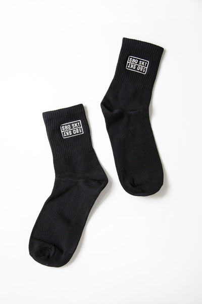 SBO Crew Socks - Black