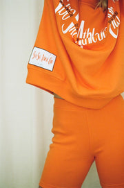 Medley Bike Shorts - Orange