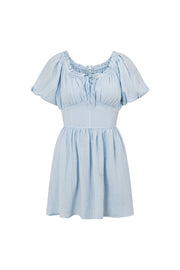 Nyrobi Off Shoulder Dress - Blue