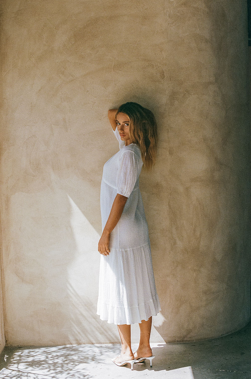 SAMPLE-Vittoria Dress - White