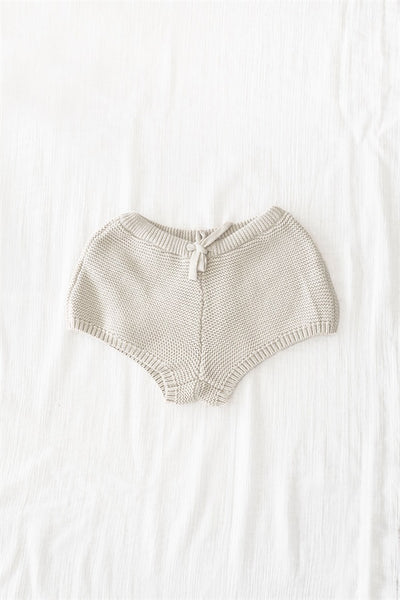 Slate Mini Knit Shorts
