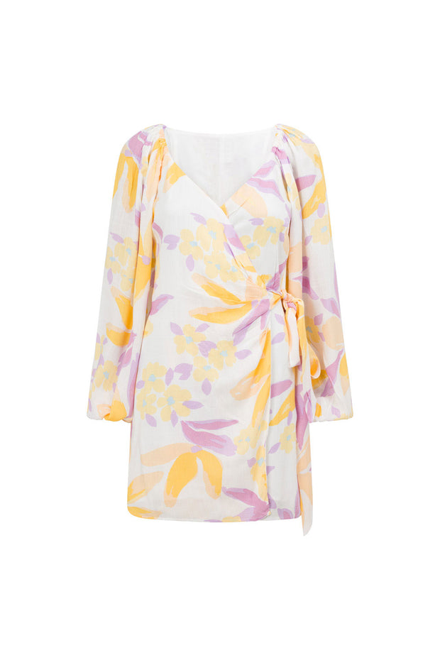 Kona Wrap Dress - Paradise Floral