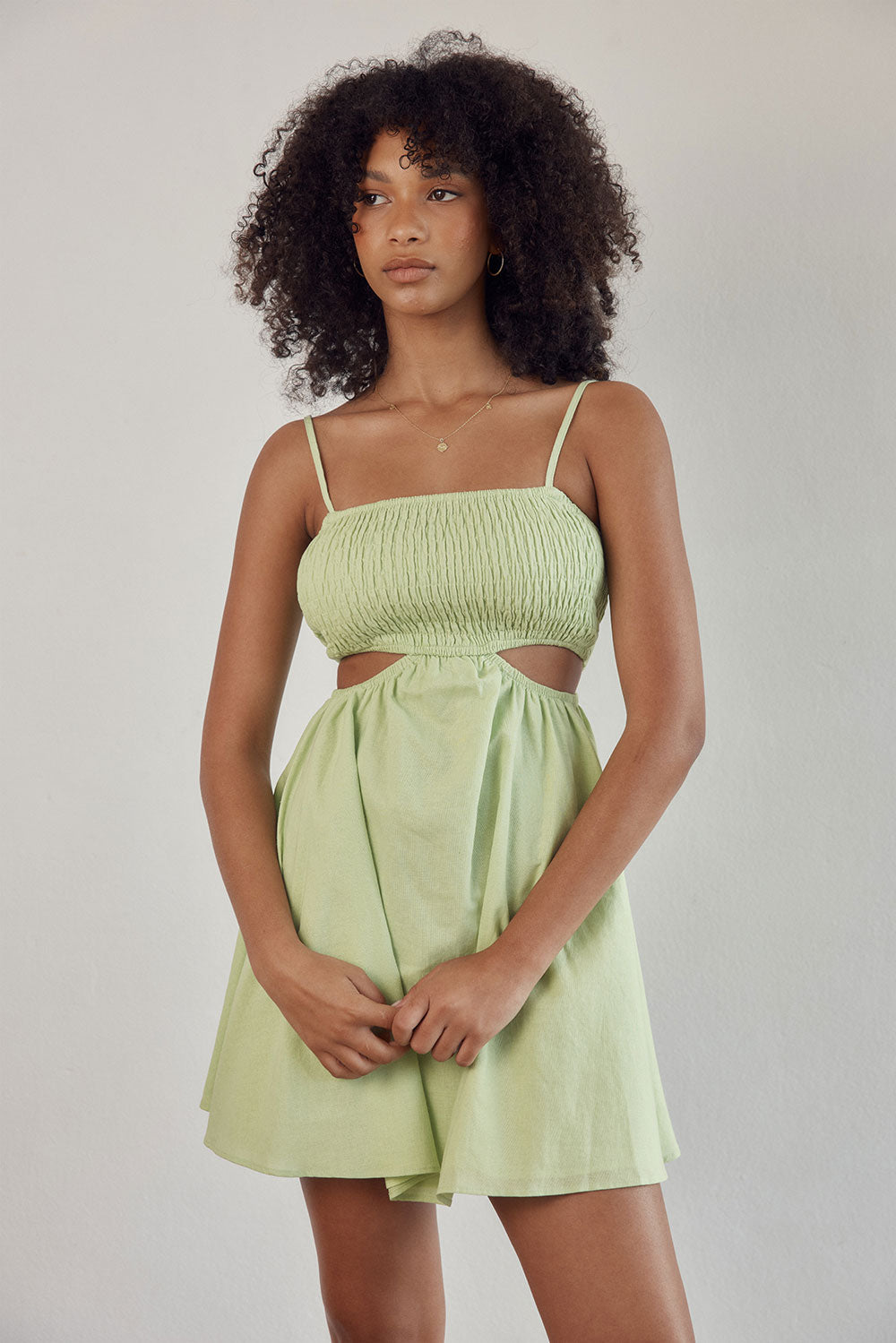 SAMPLE-Enya Shirred Dress