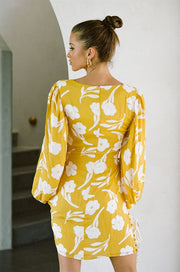 SAMPLE-Lista Dress - Yellow Paraiso