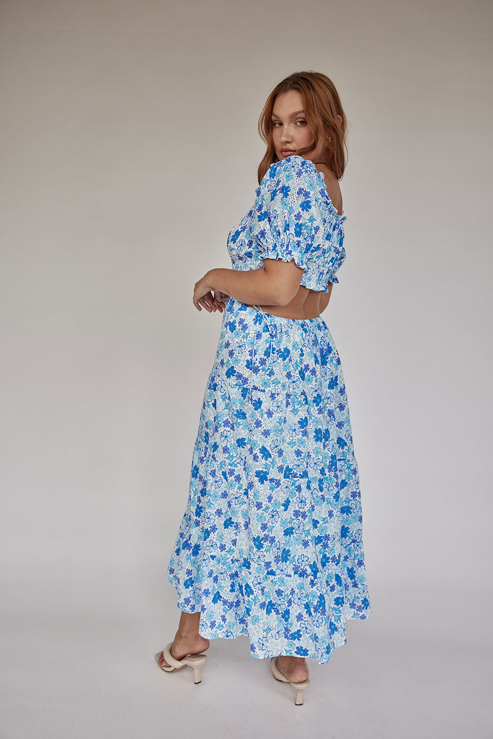 zara midi dress floral LEO LIN - Zara Shirt Midi Dress