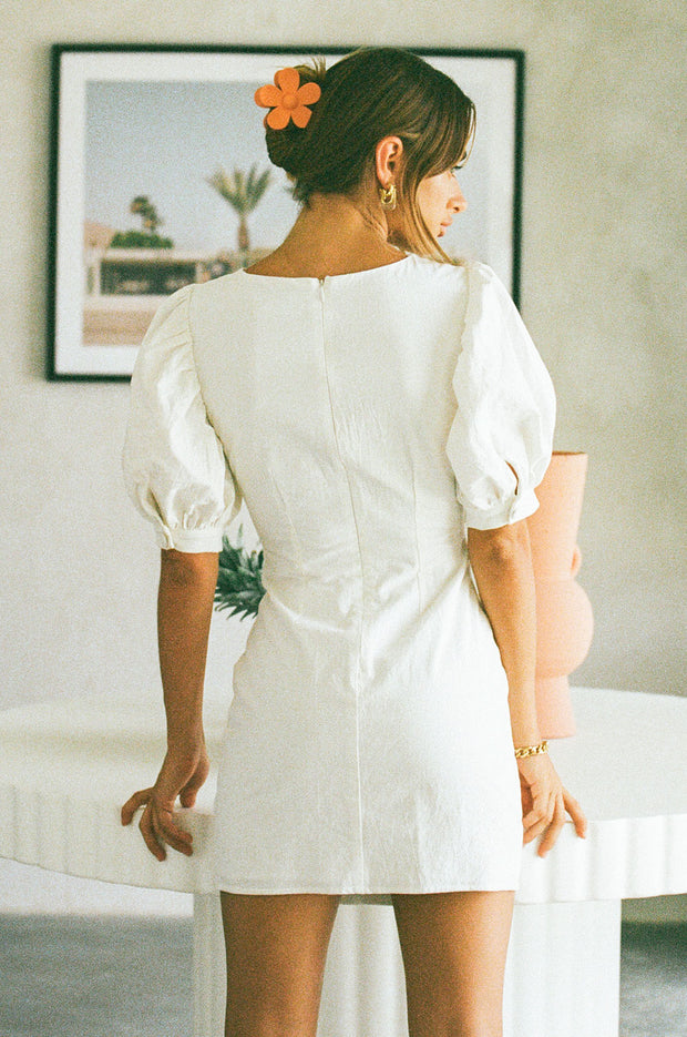 SAMPLE-Alma Dress - White
