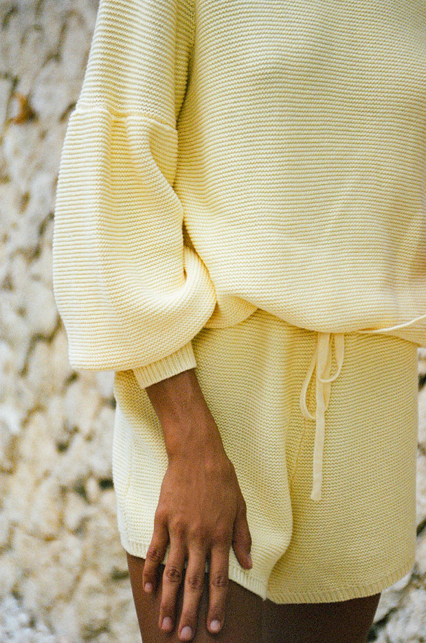 Lemondrop Knit Shorts