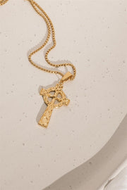 Radiant Cross Necklace