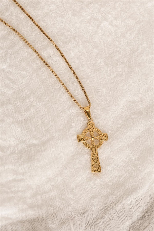 Radiant Cross Necklace