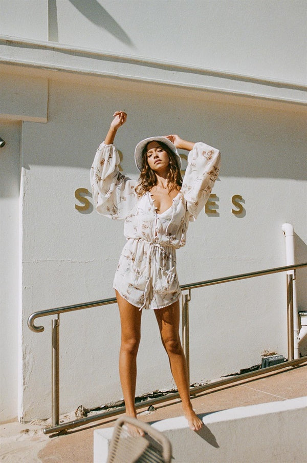 SAMPLE-Norah Playsuit - Floral