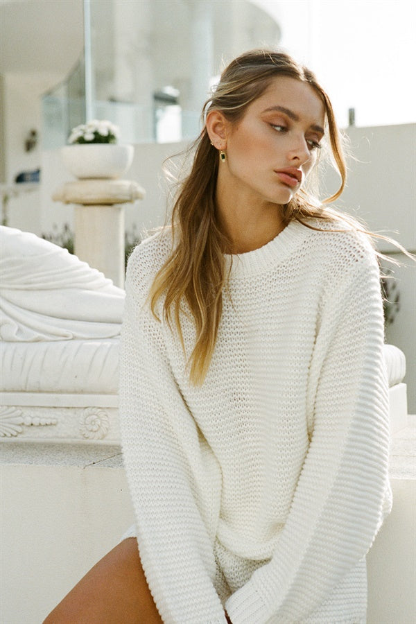 SAMPLE-Noelle Knit Sweater - Dew